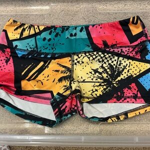 Fleo Tropical Palm Print Shorts